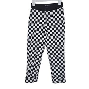 Smak Parlor Checkered Pants Capped Legs Size Medium